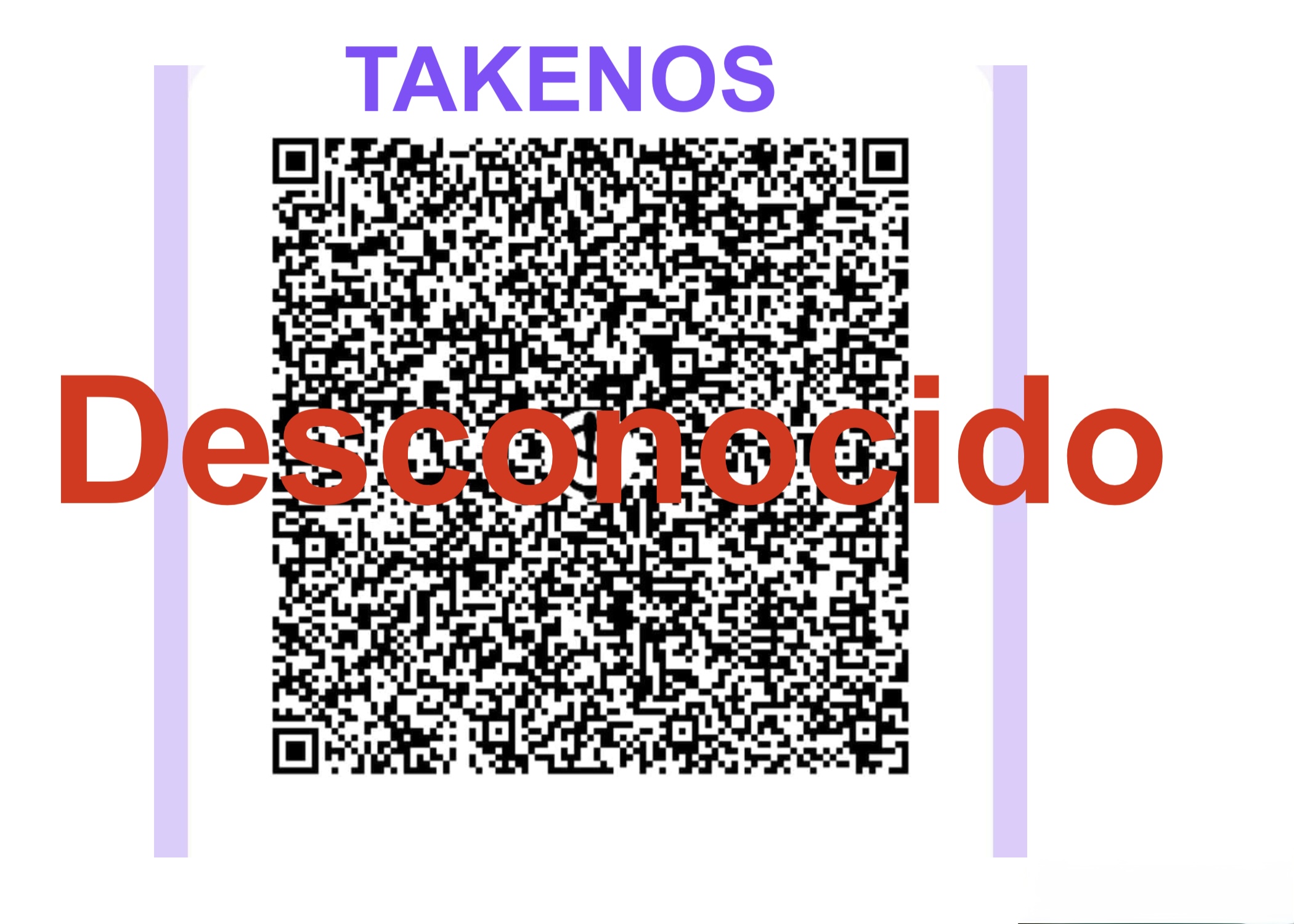 ¿A quién le pagas cuando el QR dice Takenos?