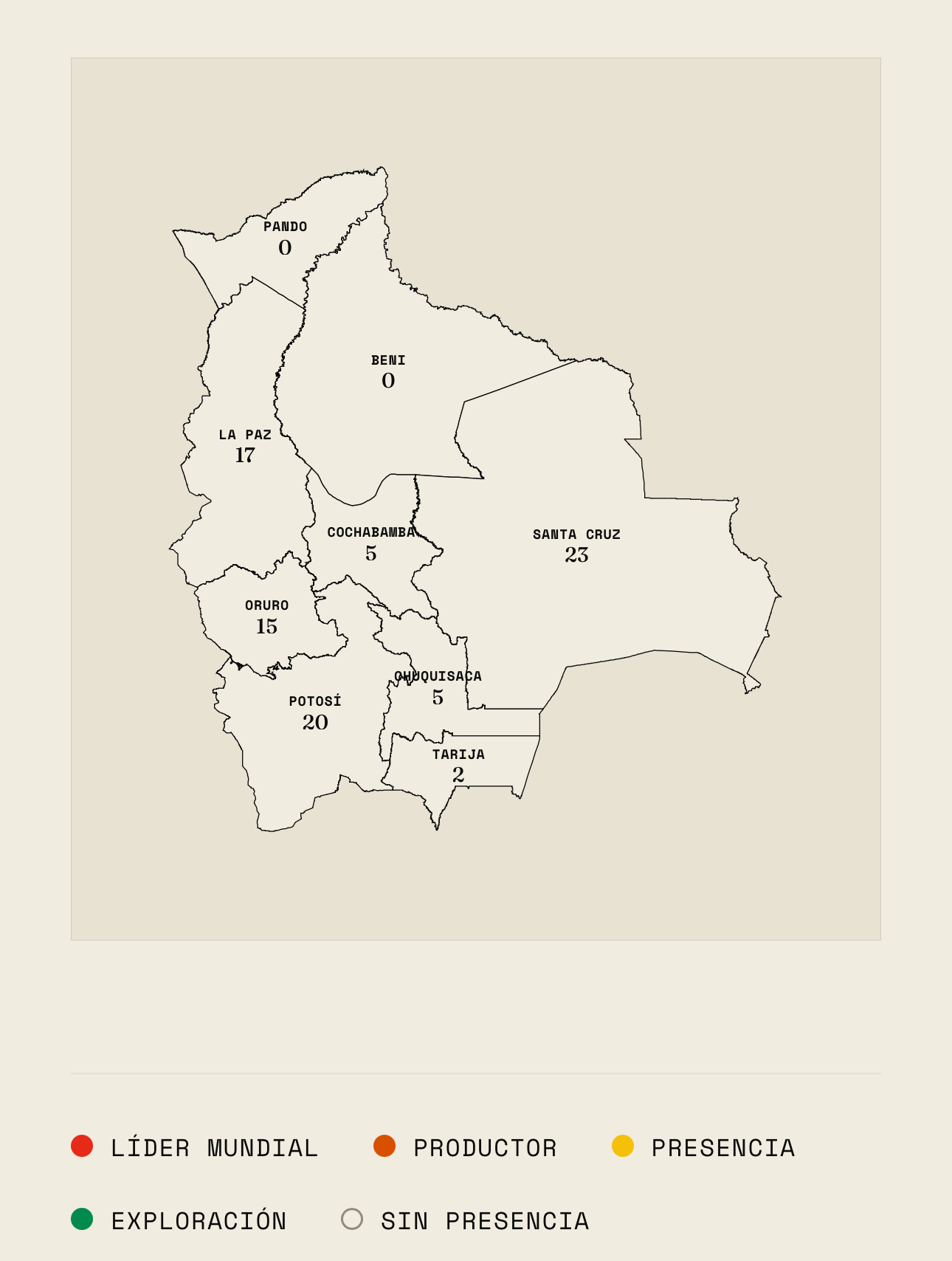 Los minerales críticos de Bolivia